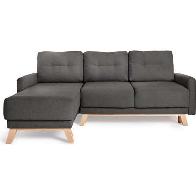 Bonami Тъмно сив променлив диван ъглов диван Pop - Bonami Selection (POPCORNER06)