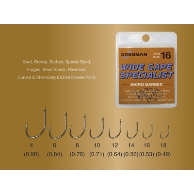 Drennan Wide Gape Specialist vel.8