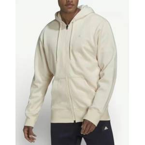 Adidas Sportswear Comfy & Chill Full Zip Hoodie Beige - magazinko