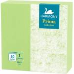 Harmony Салфетки HARMONY еднослойни зелени 7 x 50 бр
