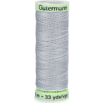 Polyesterové nitě Gütermann Jeans návin 30 m, střední, 075 modrá nebeská