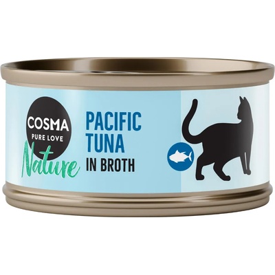 Cosma 6х70г Cosma Nature, консервирана храна за котки - тихоокеанска риба тон