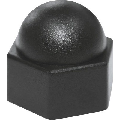 Šestihranná ochranná krytka hranatá 8 mm černá, 1 ks