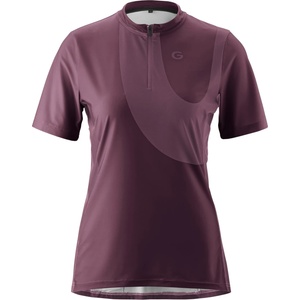 Gonso Дамска фланелка с къс ръкав за колоездене Gonso Women's Adventure Jersey Halfzip Cycling jersey - Rich Soil - размер 42 (EU) (156-2896-0215)
