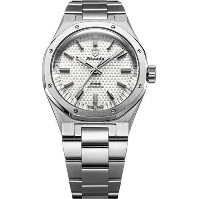 Nivada Grenchen F77 SST White MK2 Stainless Steel Bracelet