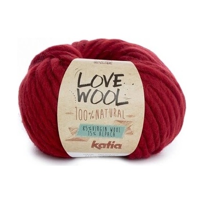 LOVE WOOL Katia Farby LOVE WOOL: 115 červená