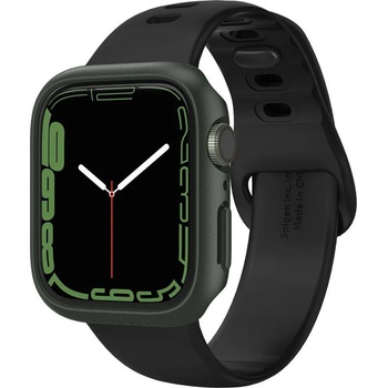 Spigen Калъф Spigen Thin Fit за Apple Watch 7, 45mm, Military Green (20400-0)