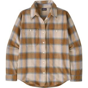 Patagonia Дамска риза с копчета Patagonia Women's Fjord Flannel Shirt - Eclipse: Nest Brown (133-1602-0313)