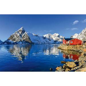 DIMEX ART Флизелинов фототапет арктически остров 375 x 250 см