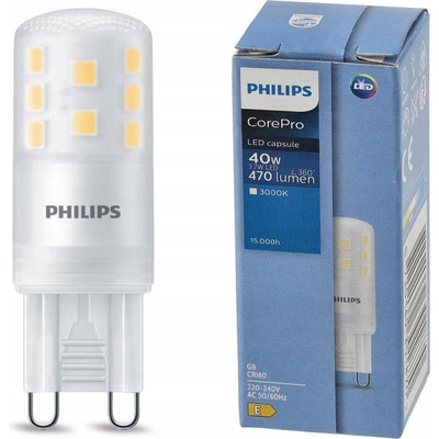 Philips LED žárovka CorePro - G9 - 3,7W - 470Lm - 3000K PHL-9290037909