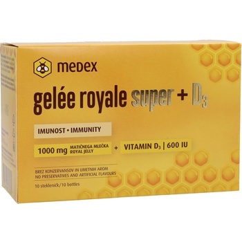 Medex Пчелно млечице Geleé Royal Super + VIT. D - 90 мл