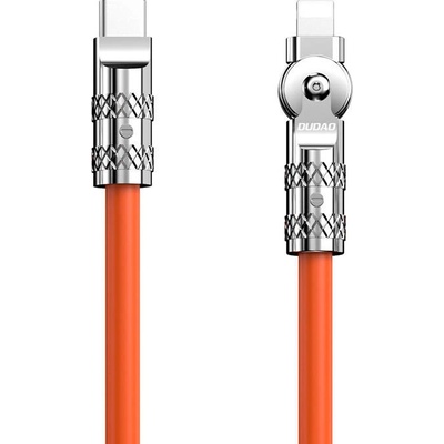 Dudao L24CL USB-C to Lightning rotating L24CL 120W, 1m, oranžový
