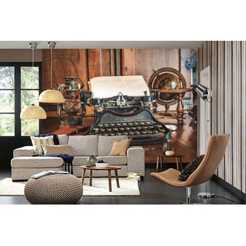 DIMEX ART s. r. o Самозалепваща се флизелинова фототапета ретро пишеща машина 375 x 250 см