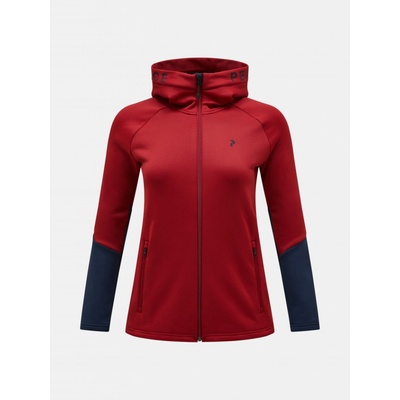 Peak Performance W Rider Zip Hood červená