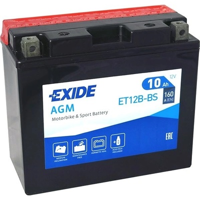 Exide YT12B-BS, ET12B-BS – Zboží Mobilmania