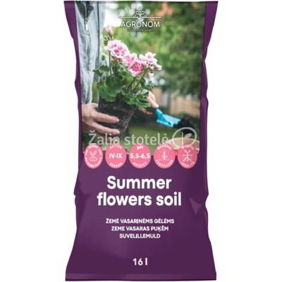 Seklos Почва за летни цветя 16л