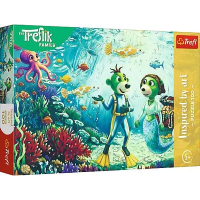 Trefl - Puzzle Treflik family: The magic of the depths - 100 piese