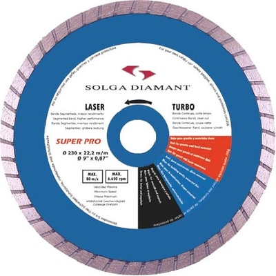 Solga Kotúč diamantový 180 mm 10706180