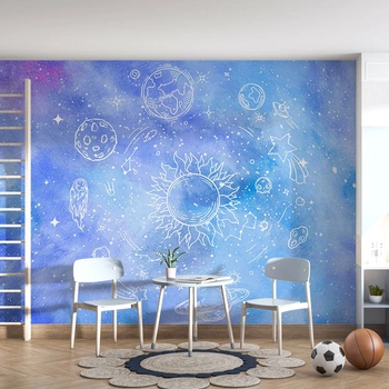 Image 1 of Art gift Фототапет - Слънце и планети