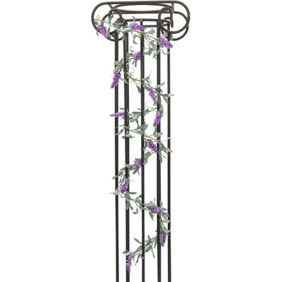 Umělá Kvetoucí girlanda růžová, 180cm