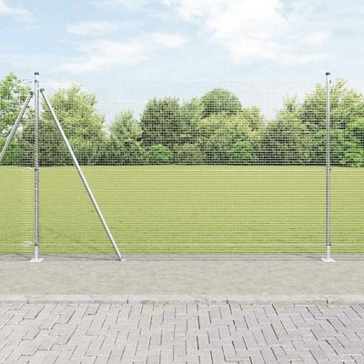 vidaXL Svařovaná drátěná plotina s betonovou základnou 25 x 1,4 m