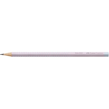 Faber-Castell Графитен молив, B, триъгълен, FABER-CASTELL "Grip 2001 Flow", розово-яйчено син (117003)
