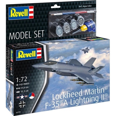Revell Lockheed Martin F 35A Lightning II súprava 1:72
