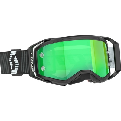 SCOTT Маска Scott Prospect 2.0 S2 Goggles - Black / White / Glas: Green Chrome - размер One Size (205-6805-0111)