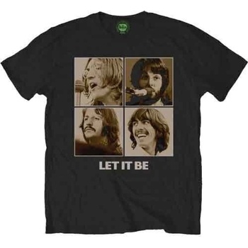 The Beatles Риза Let It Be Sepia Unisex Black XL (BEATHBTEE07MB04)