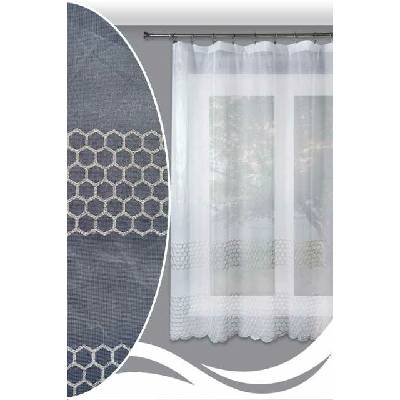 Záclona metráž 352751 biela, 170cm