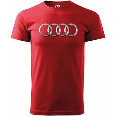 Pánske tričko 015 Audi červené
