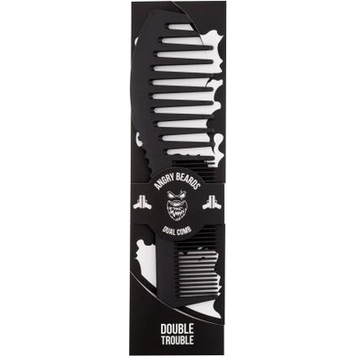 Angry Beards Dual Comb Double Trouble гребен за брада и коса