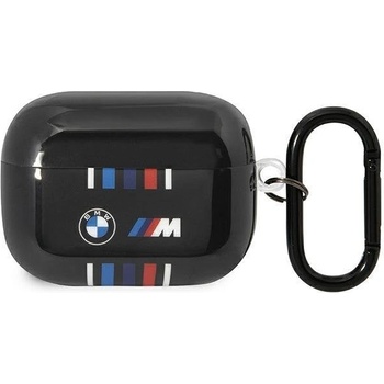 BMW Кейс BMW BMAP22SWTK за AirPods Pro, черен / черен, Multiple Colored Lines (BMW000621-0)