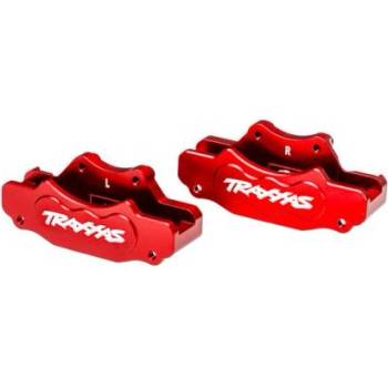 Traxxas преден спирачен апарат алуминиев червен (чифт)