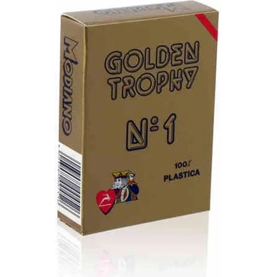 Modiano Пластични карти за игра Golden Trophy - червен гръб