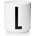 Design Letters Чаша халба aj буква l порцеланова (10201000l)