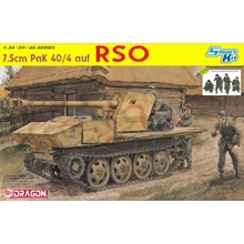 Dragon Model Kit military 6640 7.5cm PaK 40/4 auf RSO 1:35