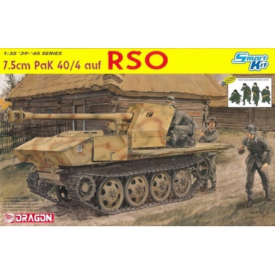 Dragon Model Kit military 6640 -7.5cm PaK 40/4 auf RSO 1:35
