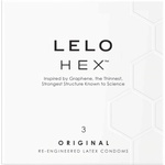 LELO Hex Original - презервативи - тънки и здрави - 3 броя - desirel