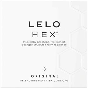 LELO Hex Original - презервативи - тънки и здрави - 3 броя - desirel