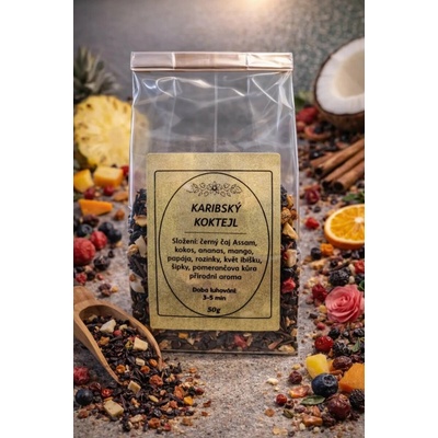 Golden Leaf Černý čaj Karibský koktejl 50 g