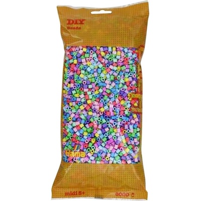 Zažehlovací korálky Midi - pastelové - 6000 ks H205-50