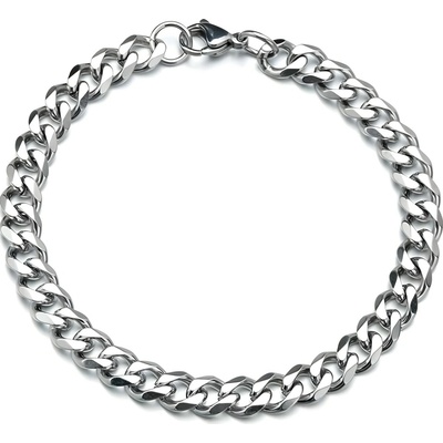 HARAHU Retiazka na ruku Strieborná 22 cm 7 mm KR-34832
