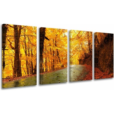 4dílný obraz na stěnu STROMY - 120x60 cm