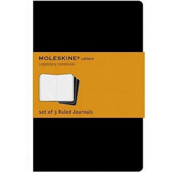 Moleskine Ruled Cahier Xl - Black Cover