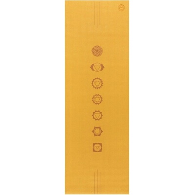 Bodhi Yoga Bodhi Leela Mandala joga podložka 183 x 60 cm x 4 mm Žlutá