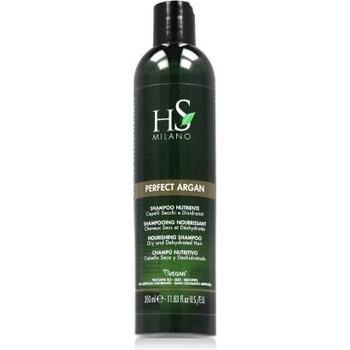 HS MILANO Perfect Argan Nourishing Shampoo 350 ml подхранващ шампоан за коса с арганово масло унисекс