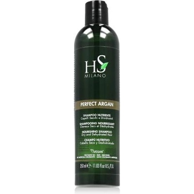 HS MILANO Perfect Argan Nourishing Shampoo 350 ml подхранващ шампоан за коса с арганово масло унисекс