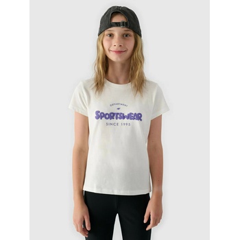 4F Тениска за момичета 4F 4F | Byal | Момичешки | 122