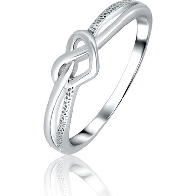 JVD Dámský srdíčkový stříbrný prsten SVLR1267XK700